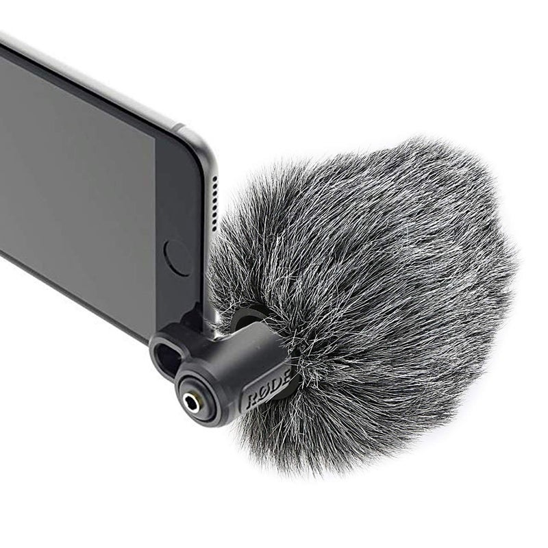SUNMON Furry Windscreen Muff, Mic Pop Filter/Foam Wind Cover fits for Rode VideoMicro and VideoMic Me Me-L Microphone by SUNMON - Image 4